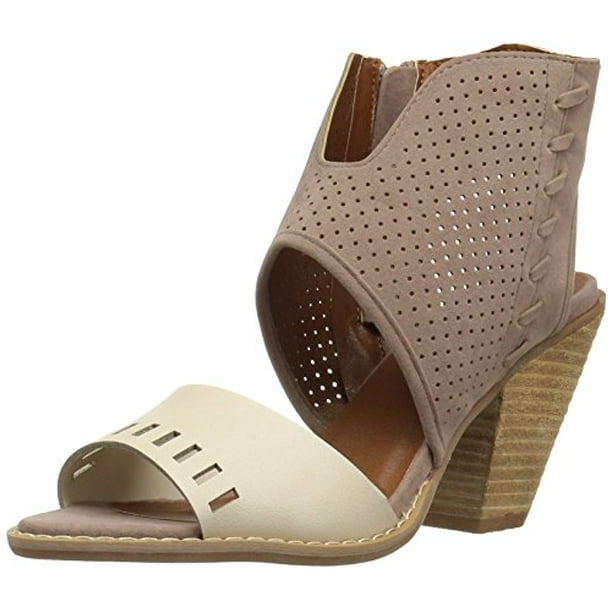Dolce by Mojo Moxy Womens Mookie Heeled Sandal Beige 6.5 M US Dolce by Mojo Moxy Womens Mookie Heeled Sandal Beige 6.5 M US